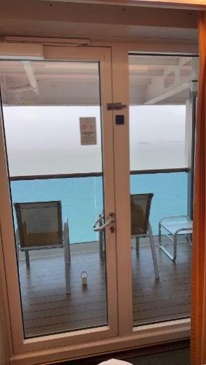 爱达地中海号阳台